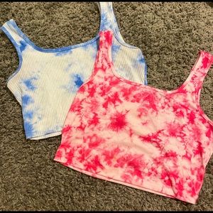 2 tie dye tanks!